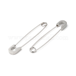 変色しない304ステンレス安全ピン  ステンレス鋼色  41x7x2mm&nbsp;LS-STAS-Q215-42P
