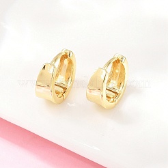 Латунные серьги обруча&nbsp;EJEW-D348-24G