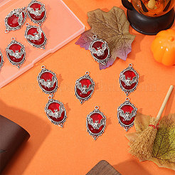 12 шт. эмалевые подвески в форме летучей мыши-вампира&nbsp;ENAM-CA0001-87A