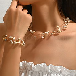 Набор из нескольких браслетов и ожерелий в стиле бохо для женщин&nbsp;MF0861