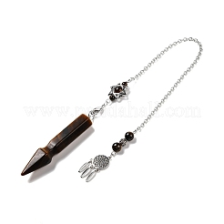 Природные маятники с заостренным кончиком тигрового глаза&nbsp;G-I322-01P-10