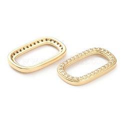 Латунь микро проложить кубического циркония соединительные кольца ZIRC-P082-04A-G