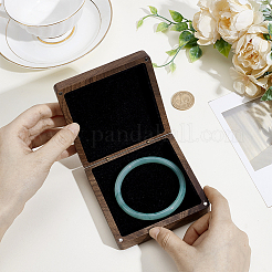 Cajas de almacenamiento de pulseras pequeñas de madera cuadradas&nbsp;CON-WH0112-012A