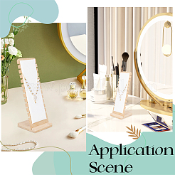 Подставки для хранения деревянных ожерелий с 12 слотом&nbsp;NDIS-WH20003-01C