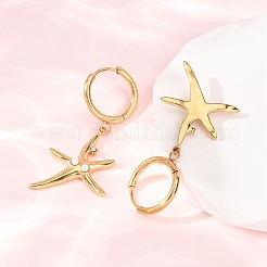 Strass-Ohrhänger aus Edelstahl 304 für Damen&nbsp;EJEW-F417-01G-02