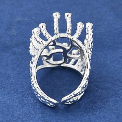 Латуни палец кольцо KK-F891-18S