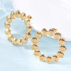 Серьги-гвоздики из нержавеющей стали 304 для женщин&nbsp;LS-EJEW-K306-18G