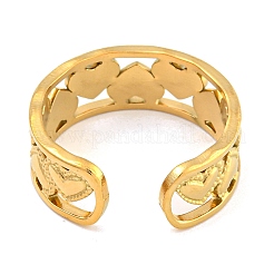 Кольца-манжеты из нержавеющей стали 304 для женщин&nbsp;LS-RJEW-L125-07G-01