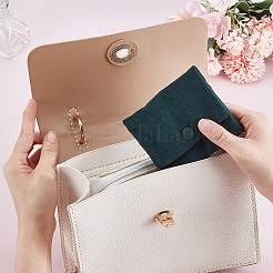 Мешочки для хранения украшений из бархатной ткани&nbsp;ABAG-WH0048-24B