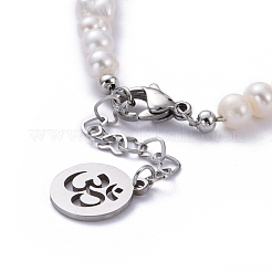 Bracciali di perle coltivate d'acqua dolce naturali coltivate&nbsp;BJEW-JB05257