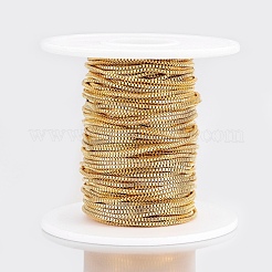 Ионное покрытие (ip) 304 нержавеющая сталь венецианские цепи/цепи коробчатого типа CHS-H016-03G-10M