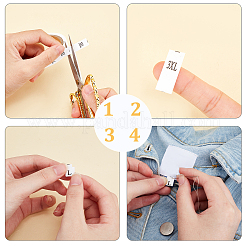 Ahademaker 8 рулон 8 стильные этикетки с размерами одежды&nbsp;DIY-GA0003-49
