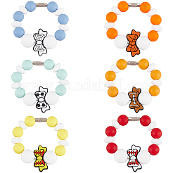 6 шт. силиконовые подвески для бокалов для вина&nbsp;HJEW-SC00131