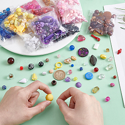 300 г 10-х цветных акриловых бусин&nbsp;SACR-ME0001-03