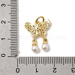 Pendentifs en laiton zircon cubique transparent&nbsp;KK-Z154-17G