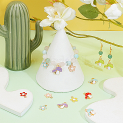 Подвески из сплава эмали 60шт 10 стиля&nbsp;ENAM-PH0001-99