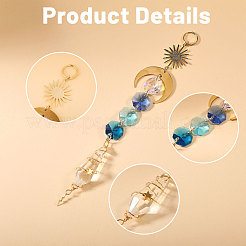 3 шт. подвеска из медной проволоки в виде пули HJEW-CA00070