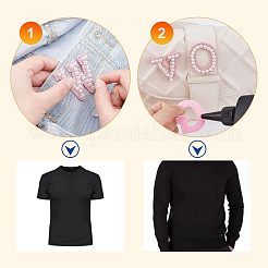 Ткань утюжить / пришивать заплатки DIY-WH0321-80