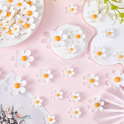 100шт 3 стиля непрозрачные кабошоны из смолы&nbsp;RESI-PA0001-15