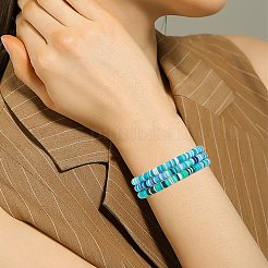 15шт браслеты из полимерной глины&nbsp;BJEW-SW001594