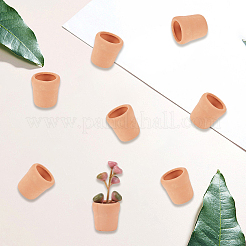 10 mini vaso di porcellana con ornamenti in miniatura&nbsp;DJEW-GF0001-93