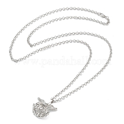 Colliers avec pendentif en laiton&nbsp;NJEW-P299-A05-P