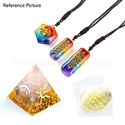 Самоклеющиеся латунные наклейки DIY-I044-03G