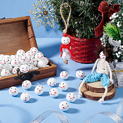 Спрей окрашены деревянные европейские бусины WOOD-PH0002-96A