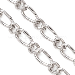 Изготовление браслетов из цепей Figaro из нержавеющей стали 304 толщиной 5 мм&nbsp;AJEW-JB01517