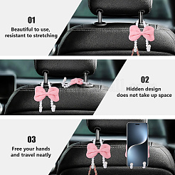 2шт пластиковый искусственный жемчуг автомобильный крючок&nbsp;AJEW-WH0270-848