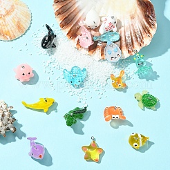 17 шт. 17 подвески из смолы в морском стиле&nbsp;RESI-YW0003-29