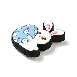 Силиконовые бусины на пасхальную тематику&nbsp;SIL-L006-A04