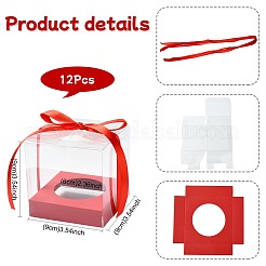 Scatola quadrata per prodotti da forno in carta e cartone&nbsp;CON-FZC0002-004E