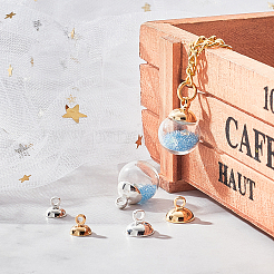 40 шт. 4-х стилевая стойка с покрытием из латуни с бусинами для подвески KK-SC0002-51