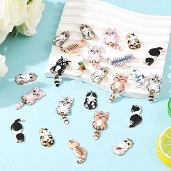 24шт 3 стиля подвески из сплава с эмалью&nbsp;ENAM-YW0008-38