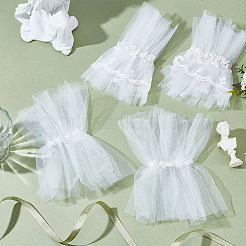 4 шт. 2-х видов кружевных нарукавников&nbsp;AJEW-GA0008-16