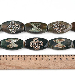 Тибетского стиля бусы дзи G-S359-250A