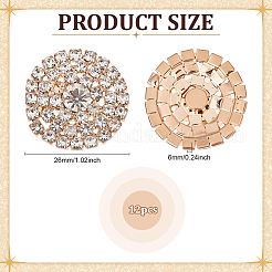 Кабошоны из сплава со стразами FIND-PH0026-39KCG