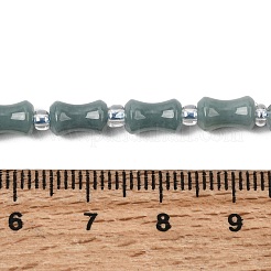 Натуральные бусины из мьянманского жадеита&nbsp;G-F822-A01-02