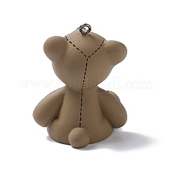 Непрозрачные пластиковые подвески из ПВХ&nbsp;LS-RESI-G049-01C