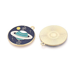 Crémaillère placage pendentifs en émail d'alliage&nbsp;ENAM-S126-069-NR