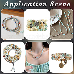 3 нити 3 стиля натуральные цветочные бусины из амазонита нити G-PA0001-43