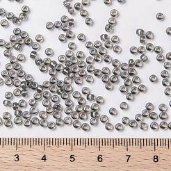 MIYUKIラウンドロカイユビーズ  日本製シードビーズ  8/0  （rr3750)シルバーライニング染めスイカ  8/0  3mm  穴：1mm  約2111~2277個/50g&nbsp;SEED-X0055-RR3750