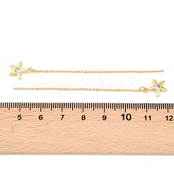 Латунная прозрачная кубическая циркония резьба для ушей&nbsp;EJEW-H182-05A-G