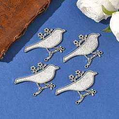 Style tibétain grands supports de pendentifs pour l'émail&nbsp;TIBEP-292-AS-FF