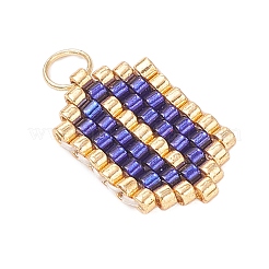 Cuentas de semillas miyuki hechas a mano&nbsp;PALLOY-MZ00867-15