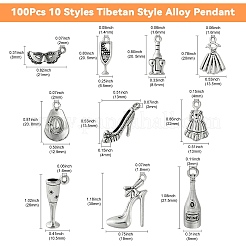 Подвеска из сплава в тибетском стиле&nbsp;FIND-CJ0001-74