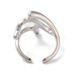 Стойки с покрытием латунные кольца манжеты&nbsp;RJEW-D025-07P