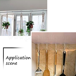 6шт. 3-х цветные пластиковые вращающиеся крючки-вешалки&nbsp;AJEW-SW0001-05