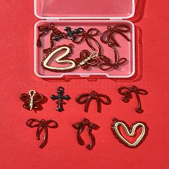 14 шт. 7 стиля подвески из сплава с эмалью&nbsp;FIND-FS0004-27